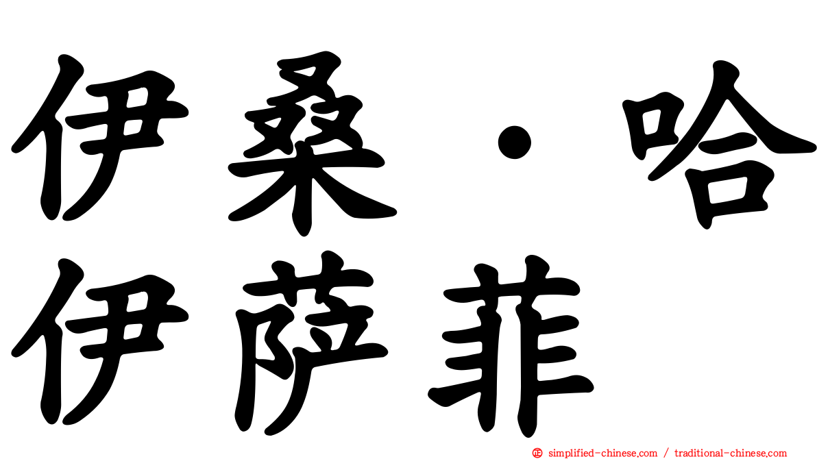 伊桑·哈伊萨菲
