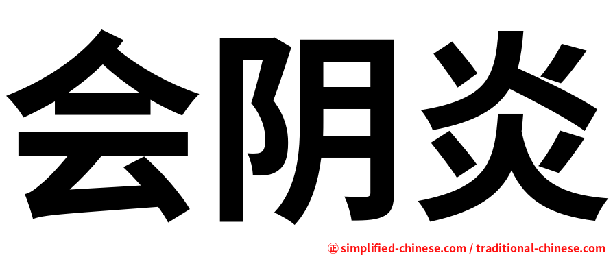 会阴炎