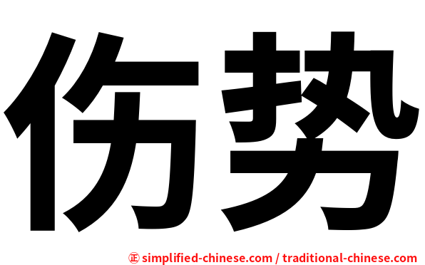伤势