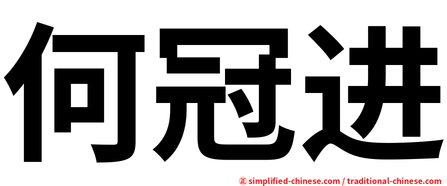 何冠进