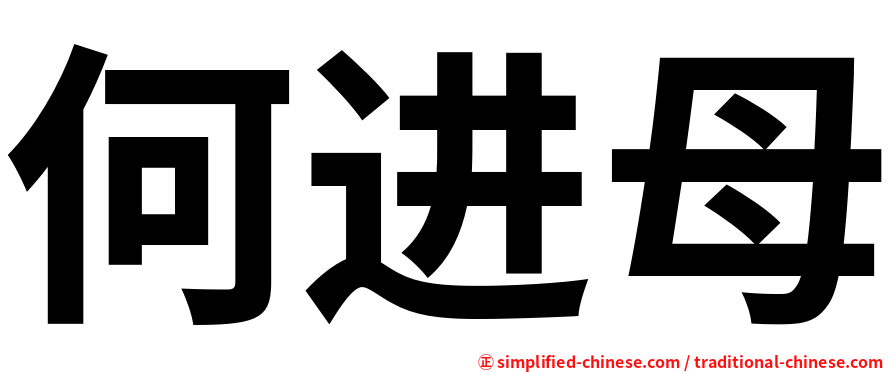 何进母