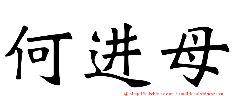 何进母