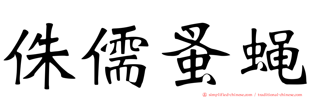 侏儒蚤蝇