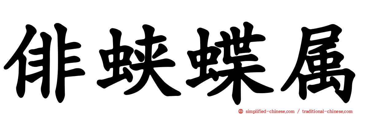 俳蛱蝶属