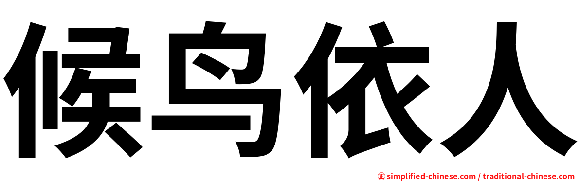 候鸟依人
