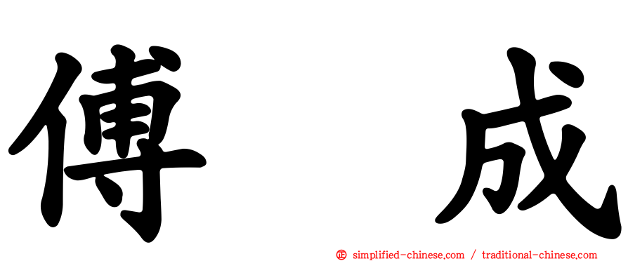 傅崐成
