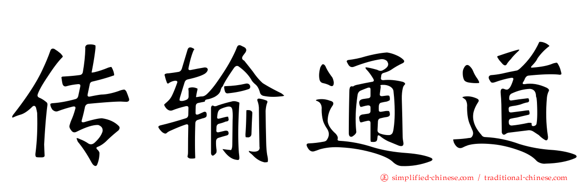 传输通道