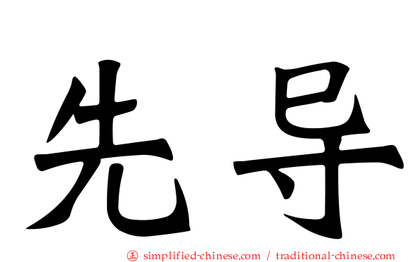 先导
