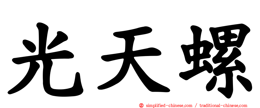 光天螺