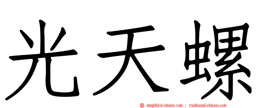 光天螺