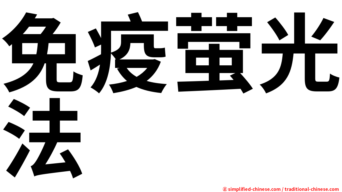 免疫萤光法