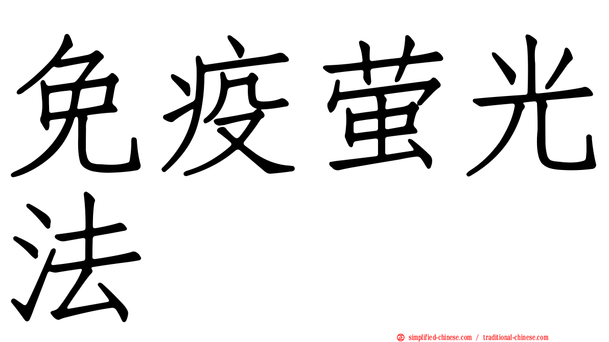 免疫萤光法
