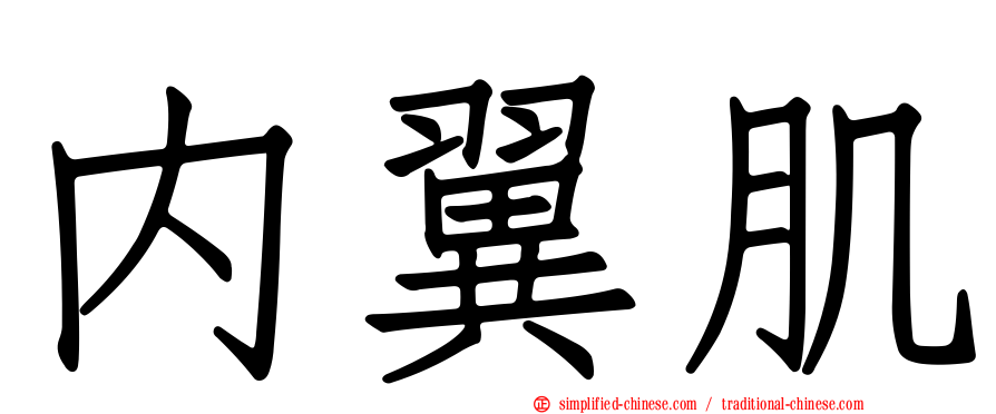 内翼肌