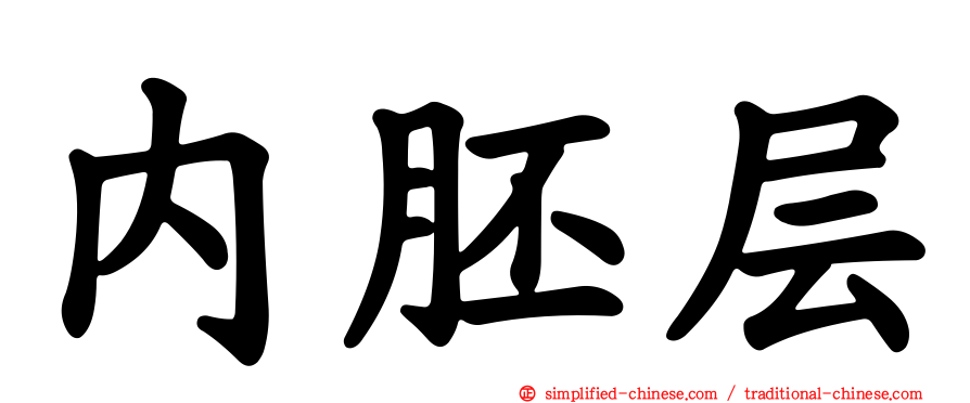 内胚层