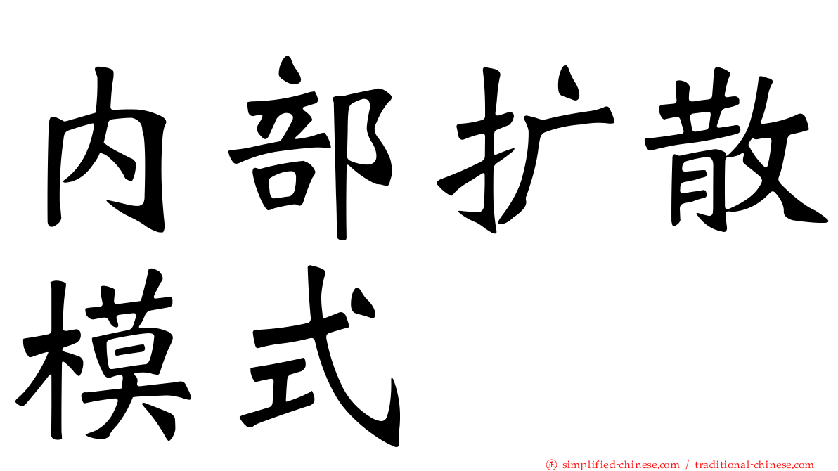 内部扩散模式
