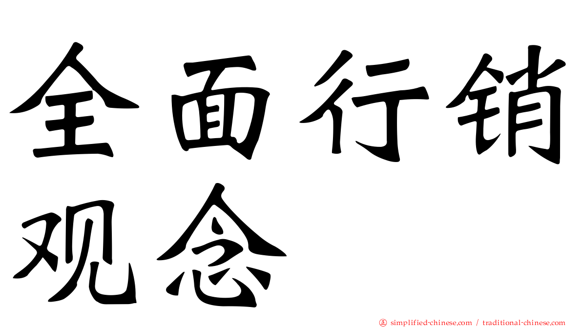 全面行销观念