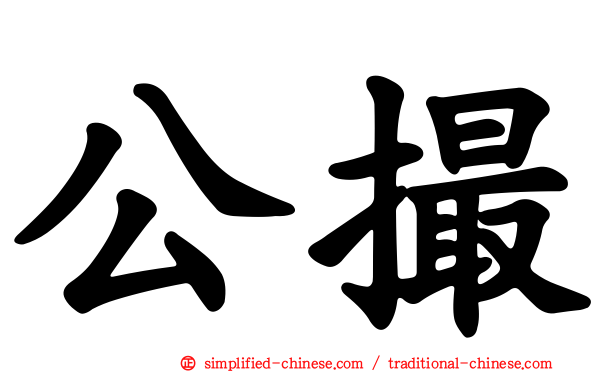 公撮