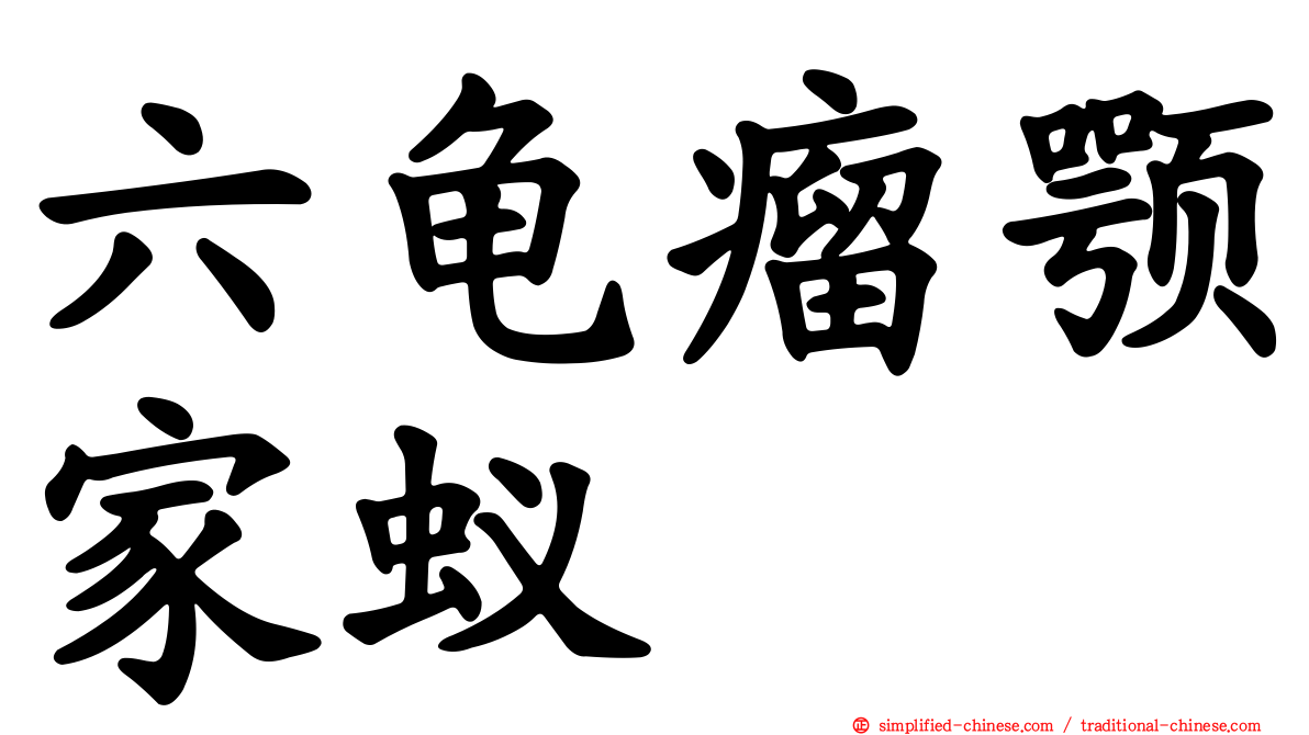 六龟瘤颚家蚁