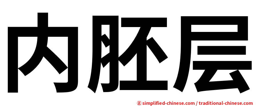 内胚层