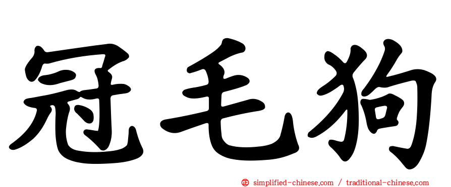 冠毛狗