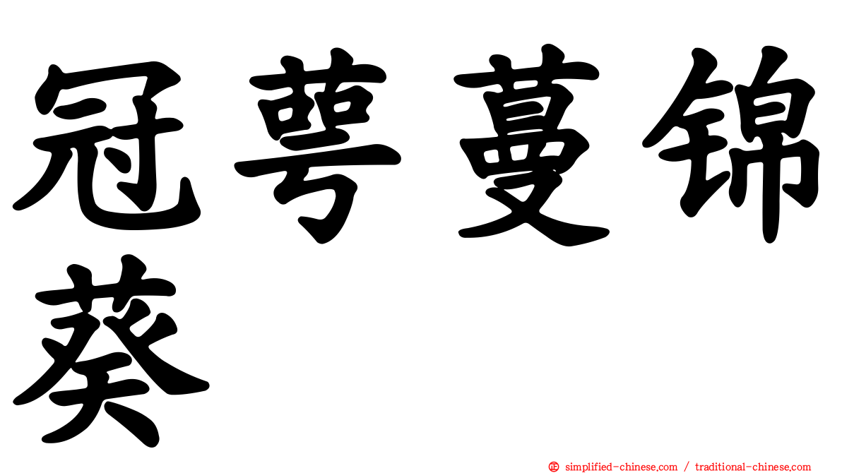 冠萼蔓锦葵
