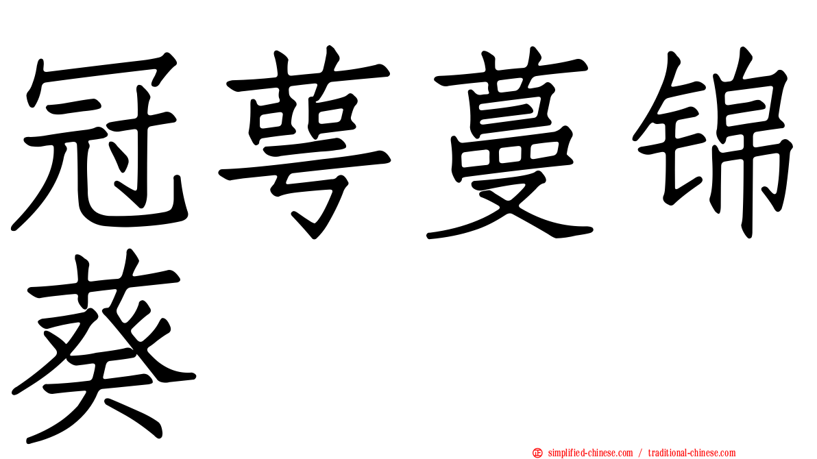 冠萼蔓锦葵