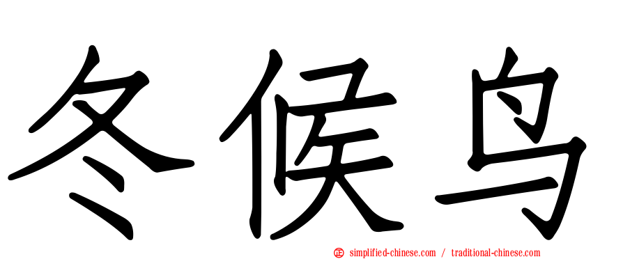 冬候鸟