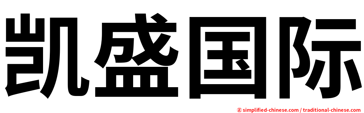 凯盛国际