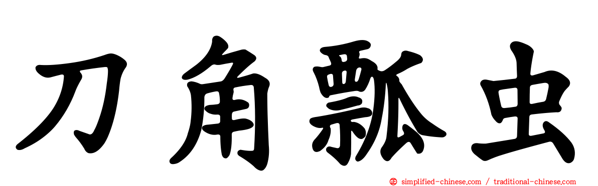 刀角瓢虫