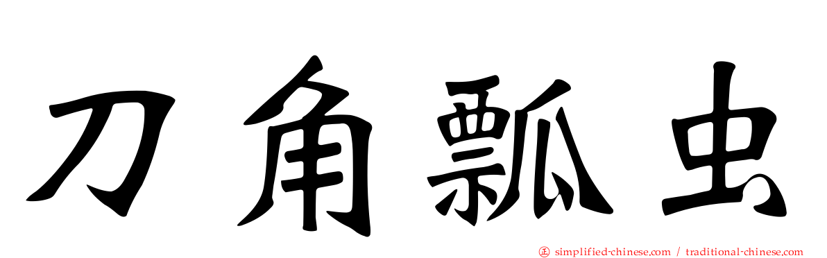 刀角瓢虫