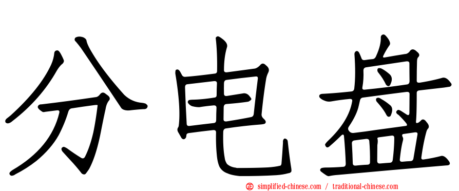 分电盘