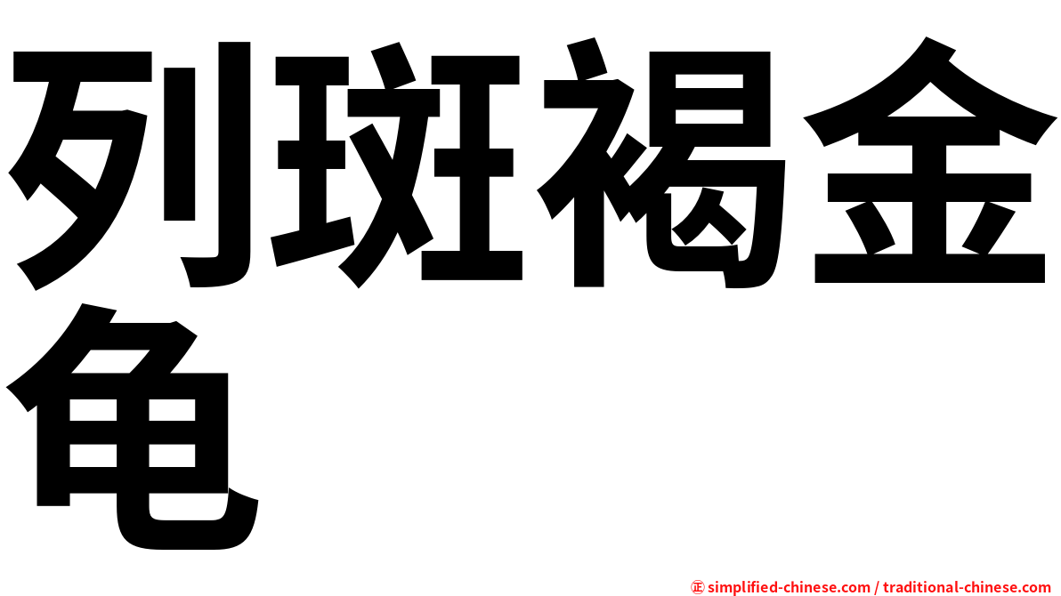 列斑褐金龟