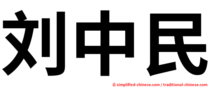 刘中民
