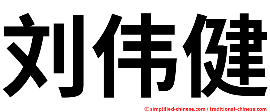 刘伟健