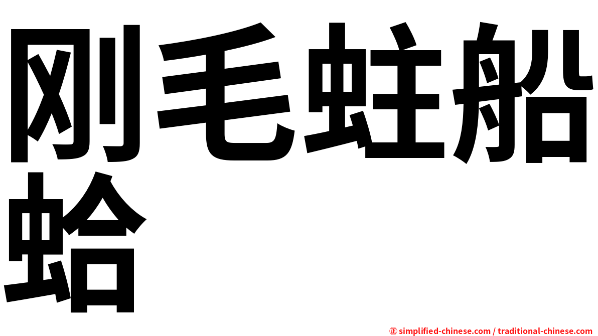 刚毛蛀船蛤