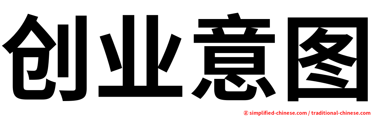 创业意图