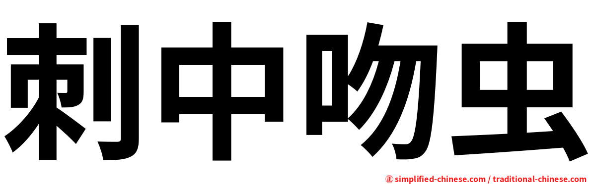 刺中吻虫