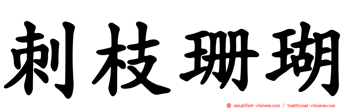 刺枝珊瑚