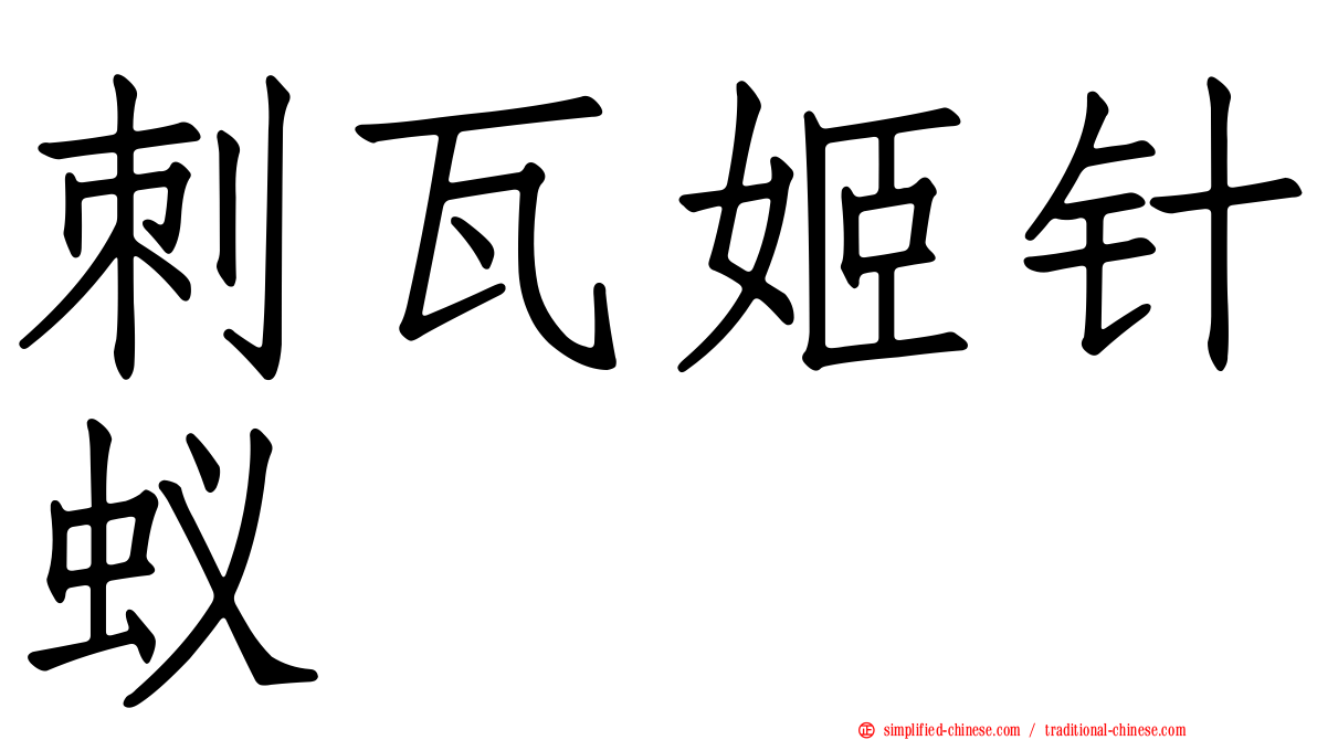 刺瓦姬针蚁