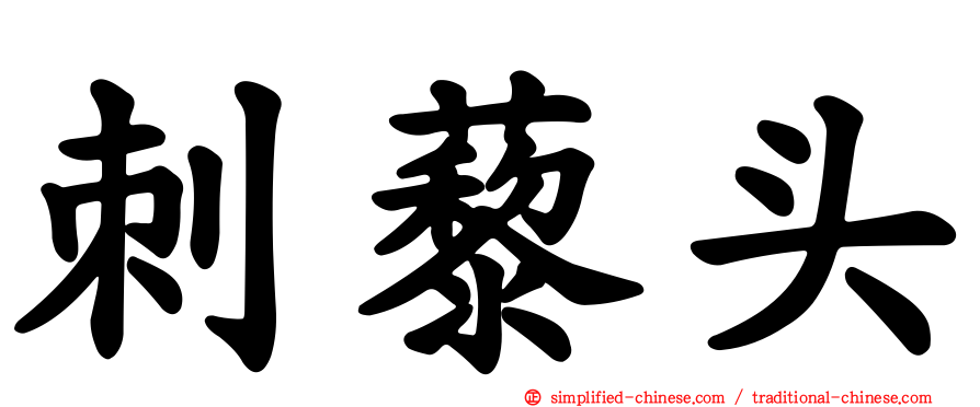 刺藜头