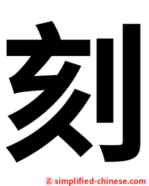 刻