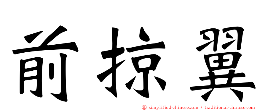 前掠翼