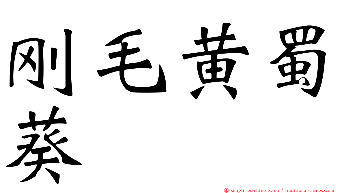 刚毛黄蜀葵