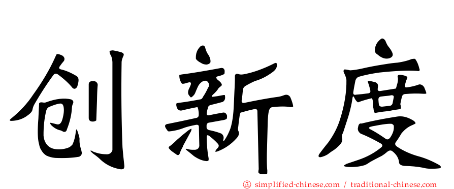 创新度