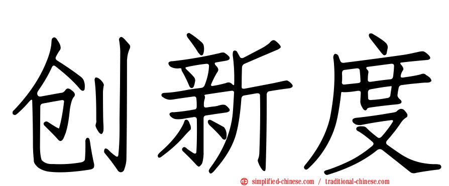 创新度