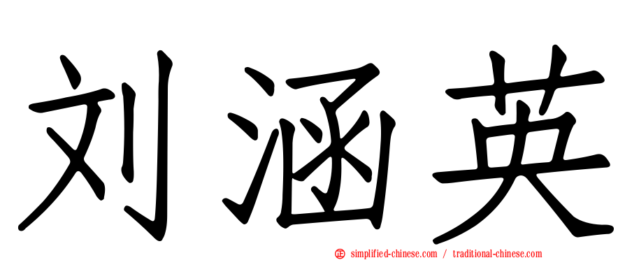 刘涵英