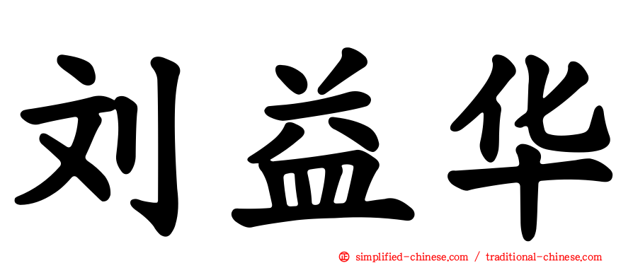刘益华