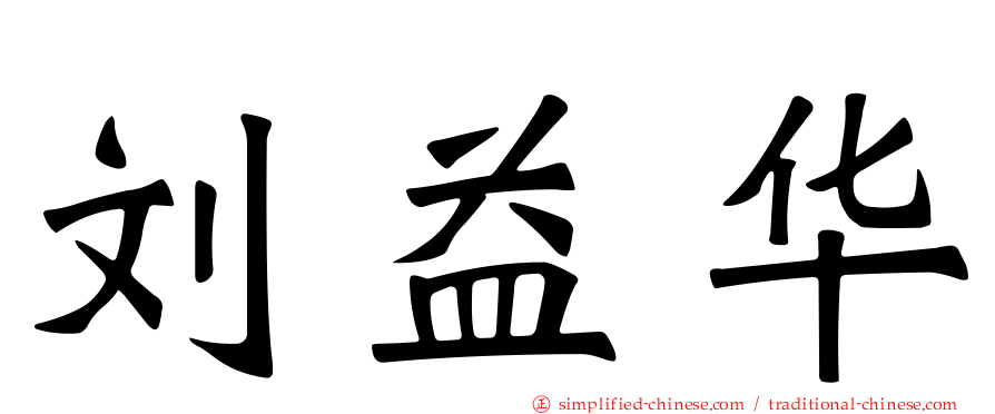 刘益华