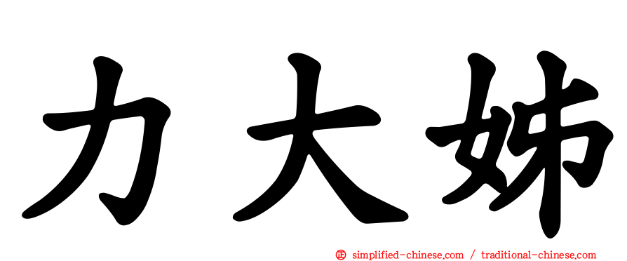 力大姊