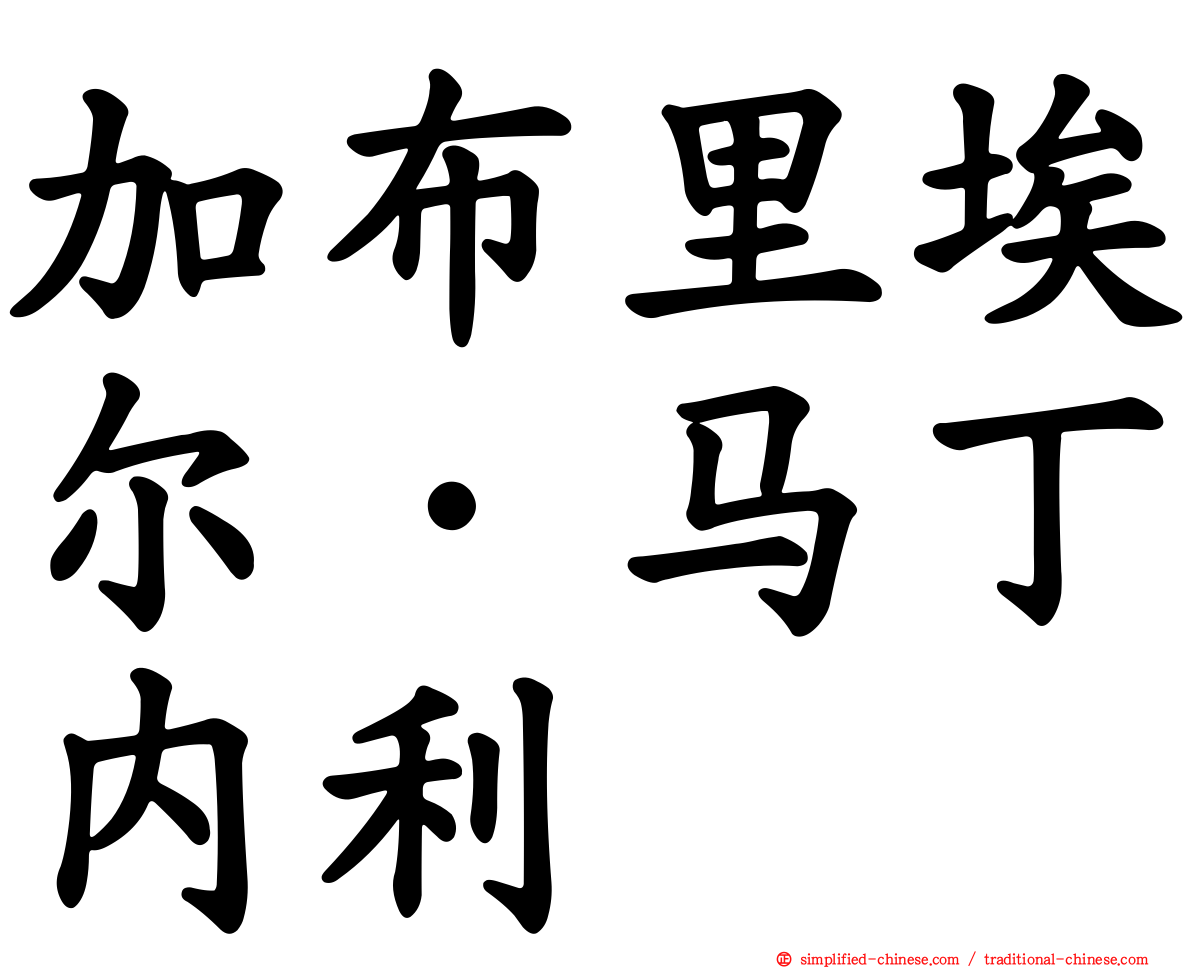 加布里埃尔·马丁内利